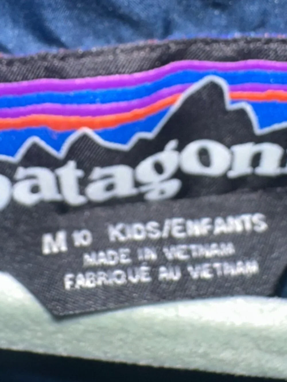 Patagonia Boys Nano Puff Diamond Quilt Jacket - Size M